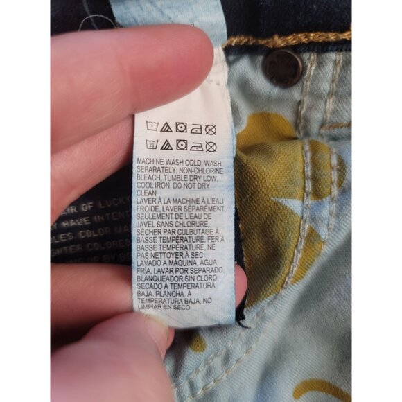 Lucky Brand Sofia Skinny Blue Jeans 6/28 Dark Wash Quality Denim Classic Style - Picture 6 of 10